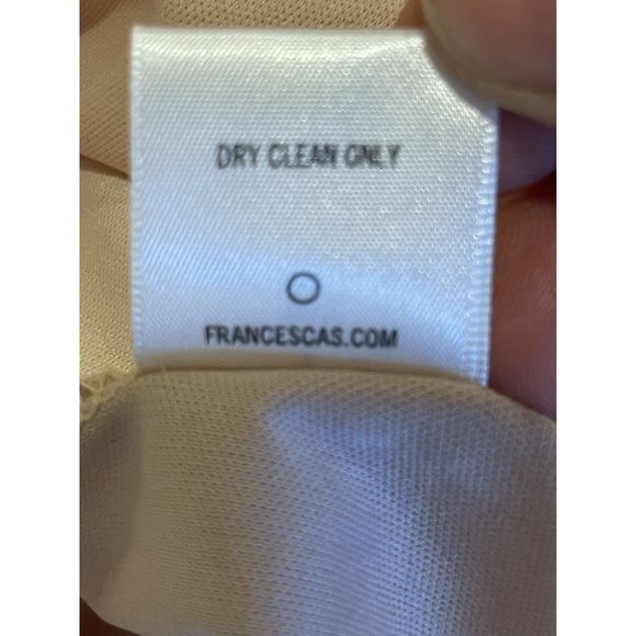 FRANCESCA'S Womens Giselle Strapless Lace Mini Dress Floral White & Cream Large - Picture 10 of 10